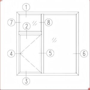 JN65B Series Thermal Insulation Casement Window exterior view. Minimalist frame for maximum light and superior thermal performance.