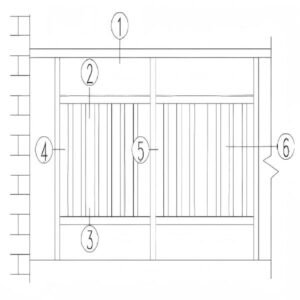 FS80A series aluminum alloy railings