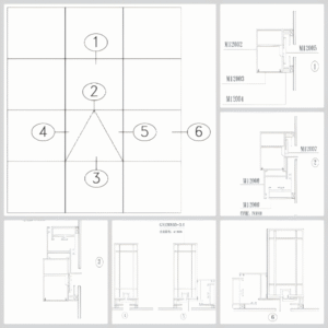 M120 series hidden frame curtain wall