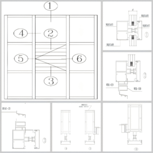 GMA170 series thermal insulation curtain wall