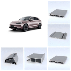 Automotive Aluminum Profiles application. Lightweight high-strength design, professional automotive-grade aluminum alloy significantly improves vehicle performance and energy efficiency